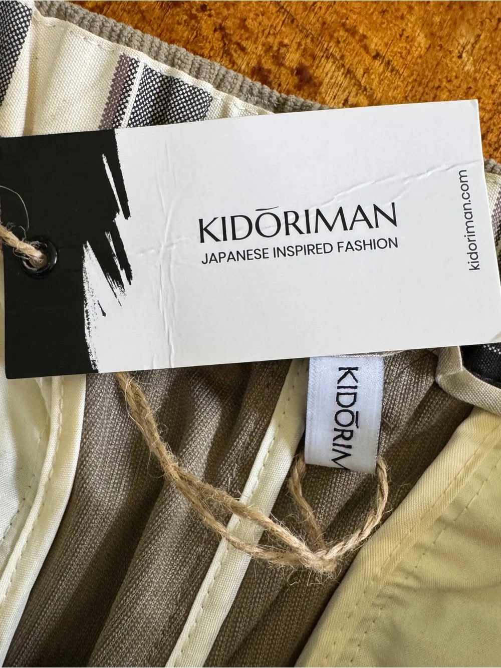 Kidoriman Miyabi Corduroy Pants XL Japanese Streetwear Tapered Elastic Waist NWT